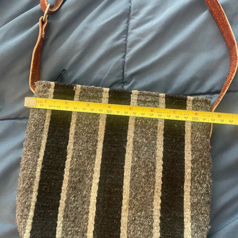Hand Woven Wool Bag from Oaxaca.